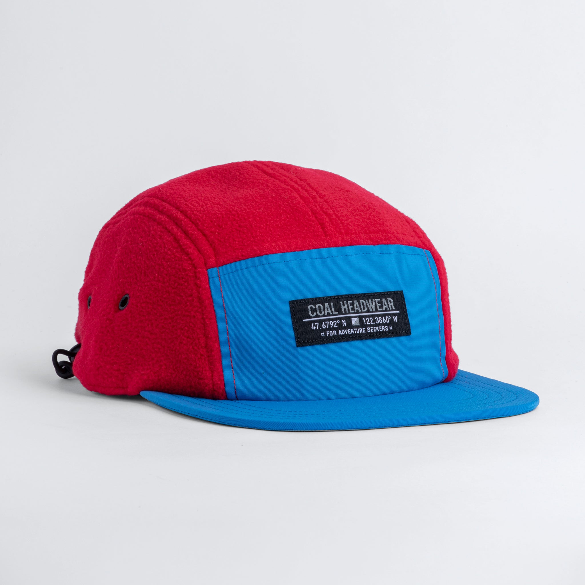 The Bridger Kids Fleece 5 Panel – Coal Headwear