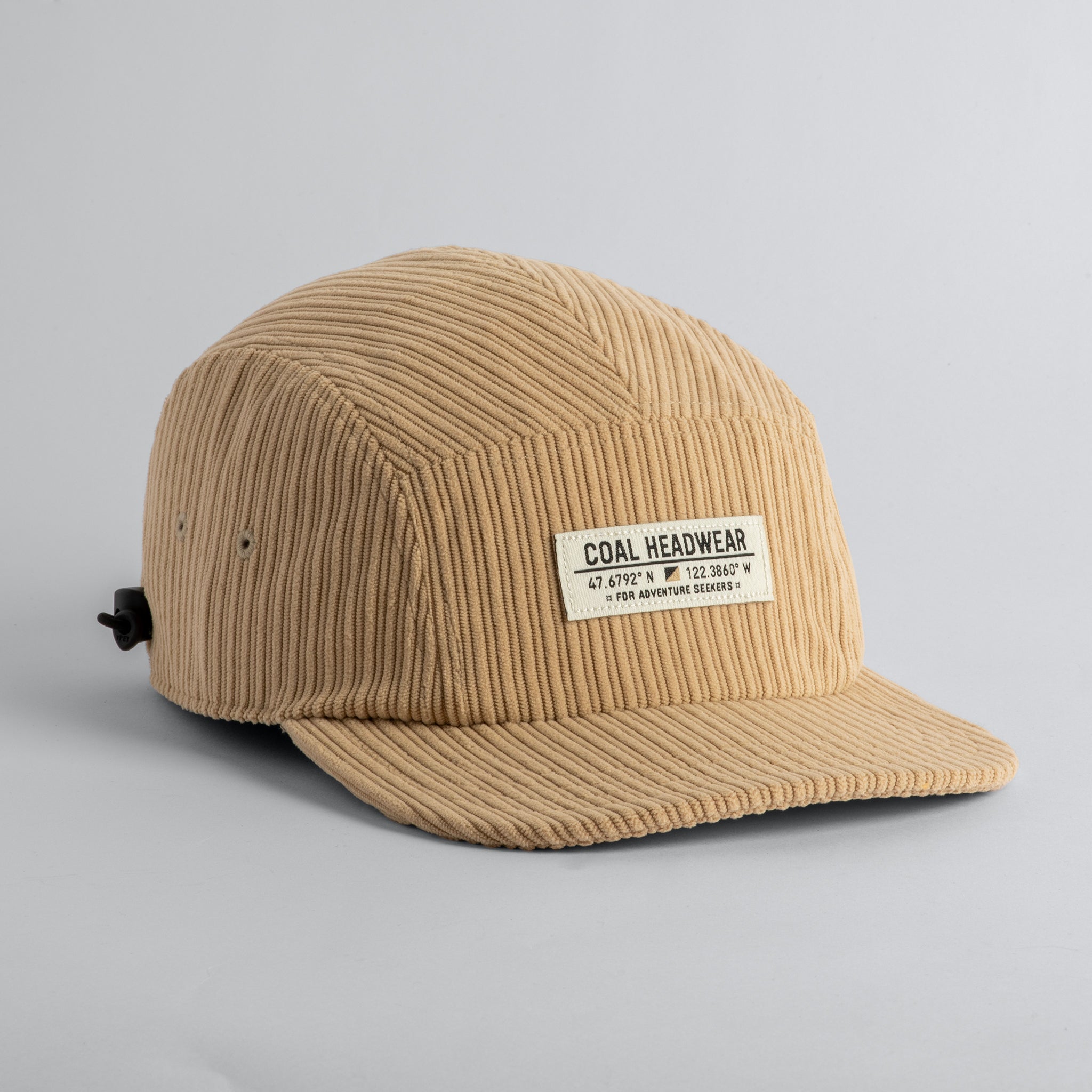 Corduroy Panel Short Brim Hat Cotton Corduroy Short Brim Baseball