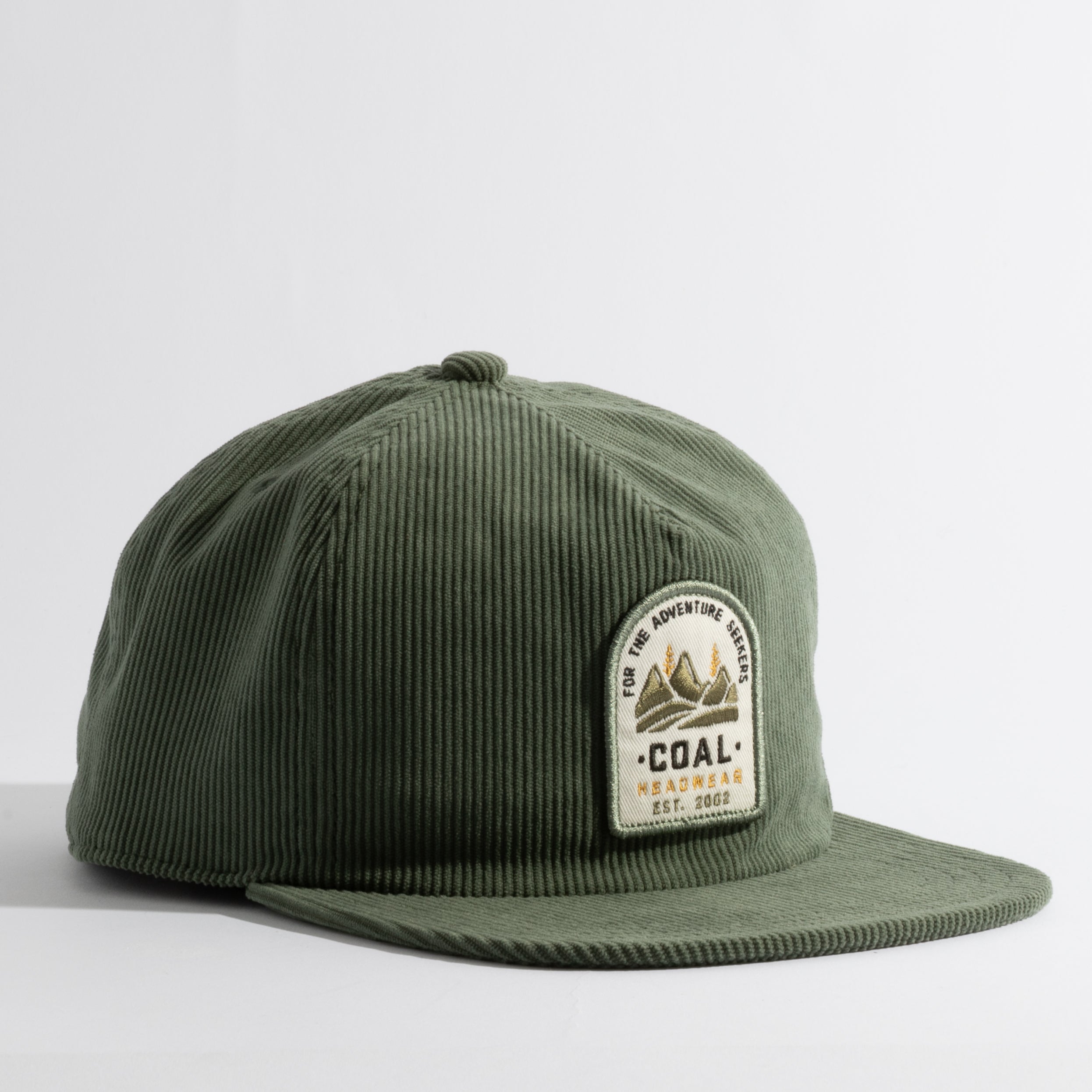 The Hilltop – Retro Corduroy Cap – Coal Headwear