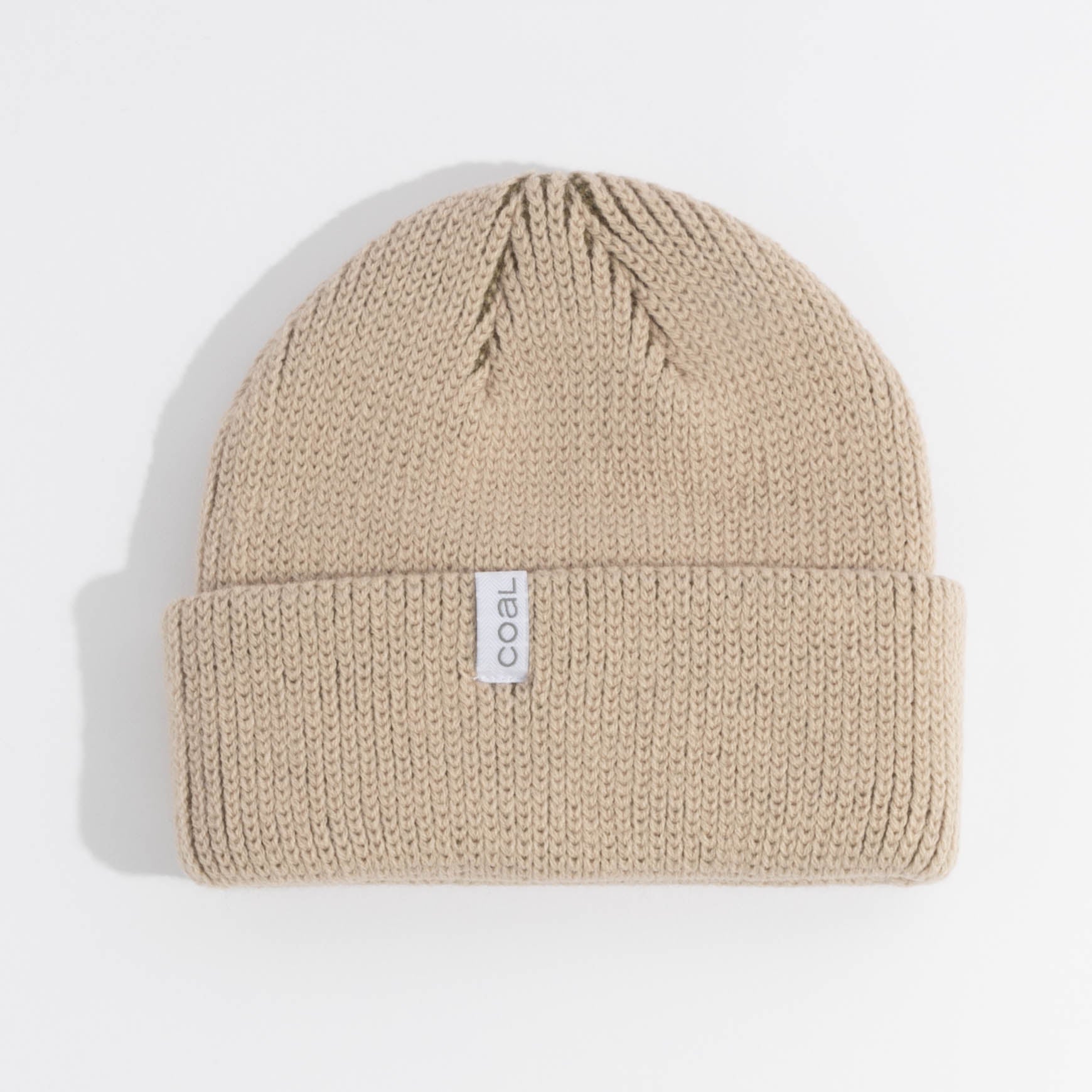 The Frena Thick Knit Cuffed Slouch Beanie Coal Headwear