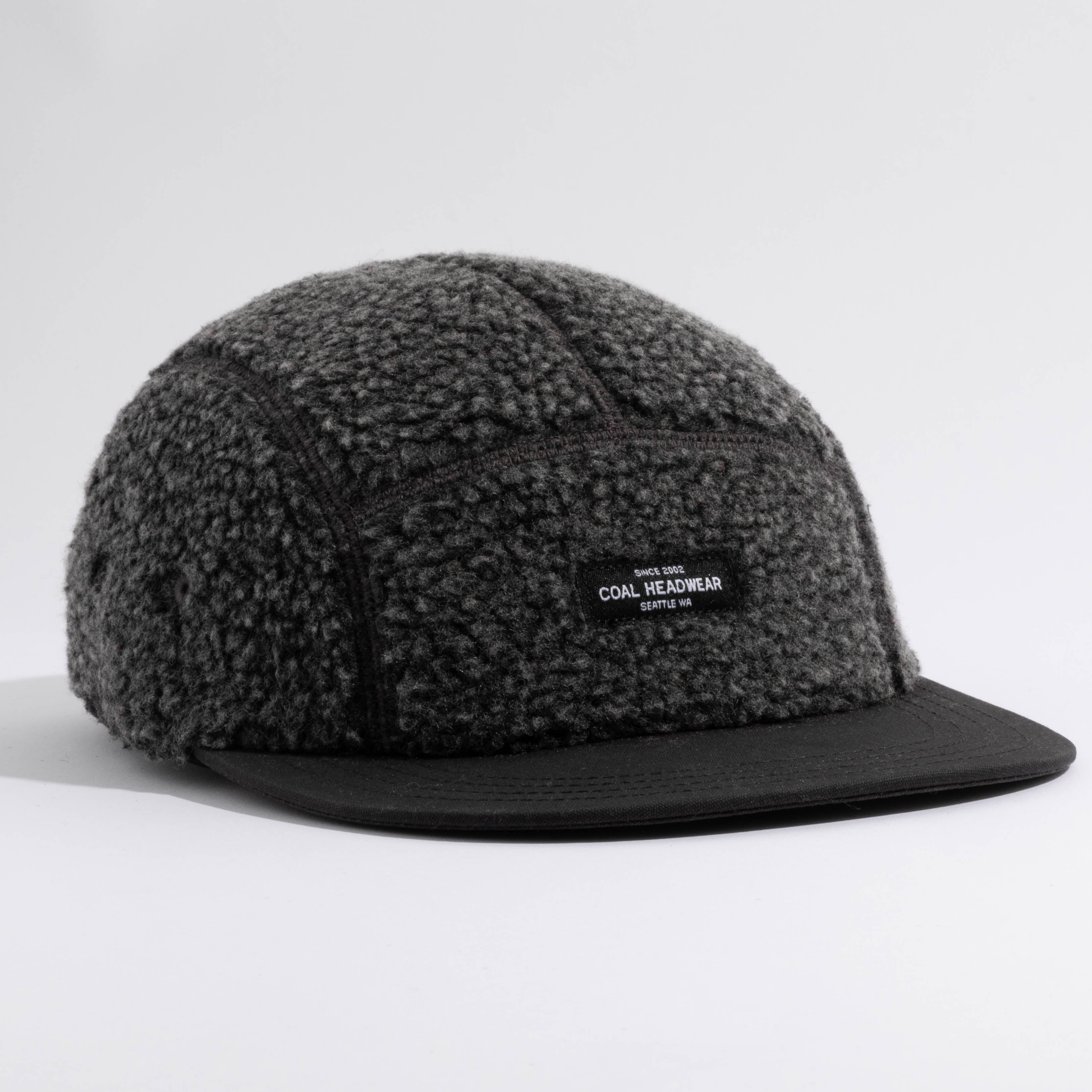 The Linus Fleece 5 Panel Cap – Coal Headwear