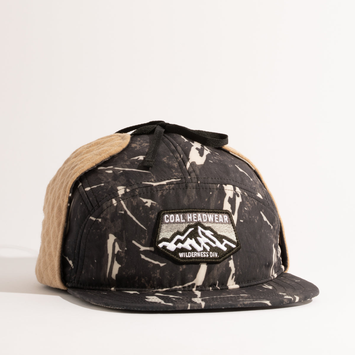 The Tracker Flannel Lined 5 Panel Earflap Cap