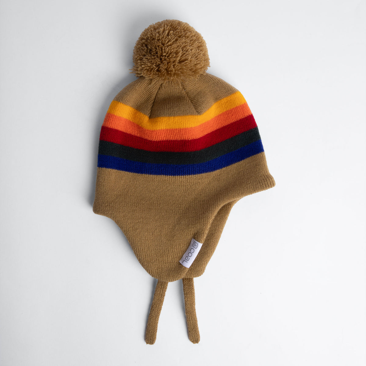 The Bert Kid's Ear Flap Pom Beanie