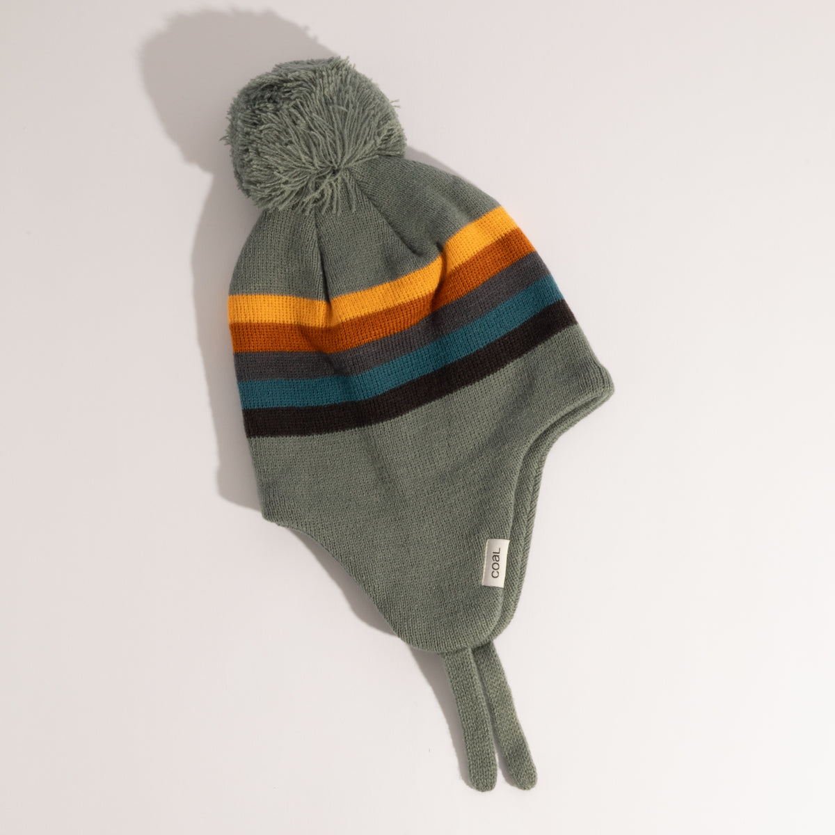 The Bert Kid's Ear Flap Pom Beanie