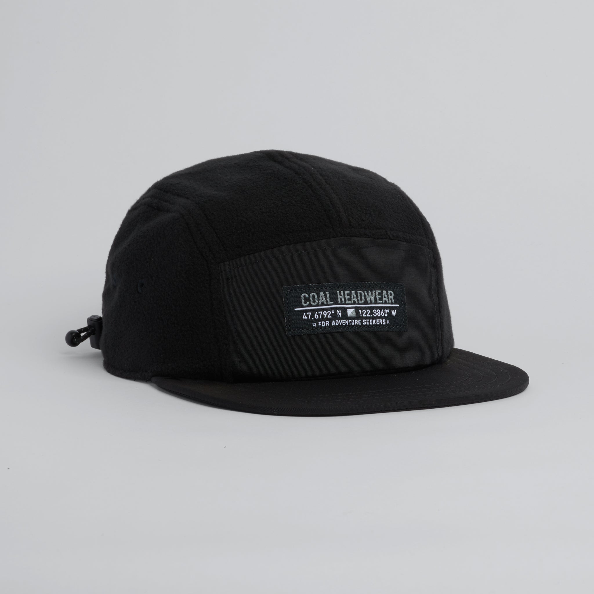 The Bridger Kids Fleece 5 Panel – Coal Headwear