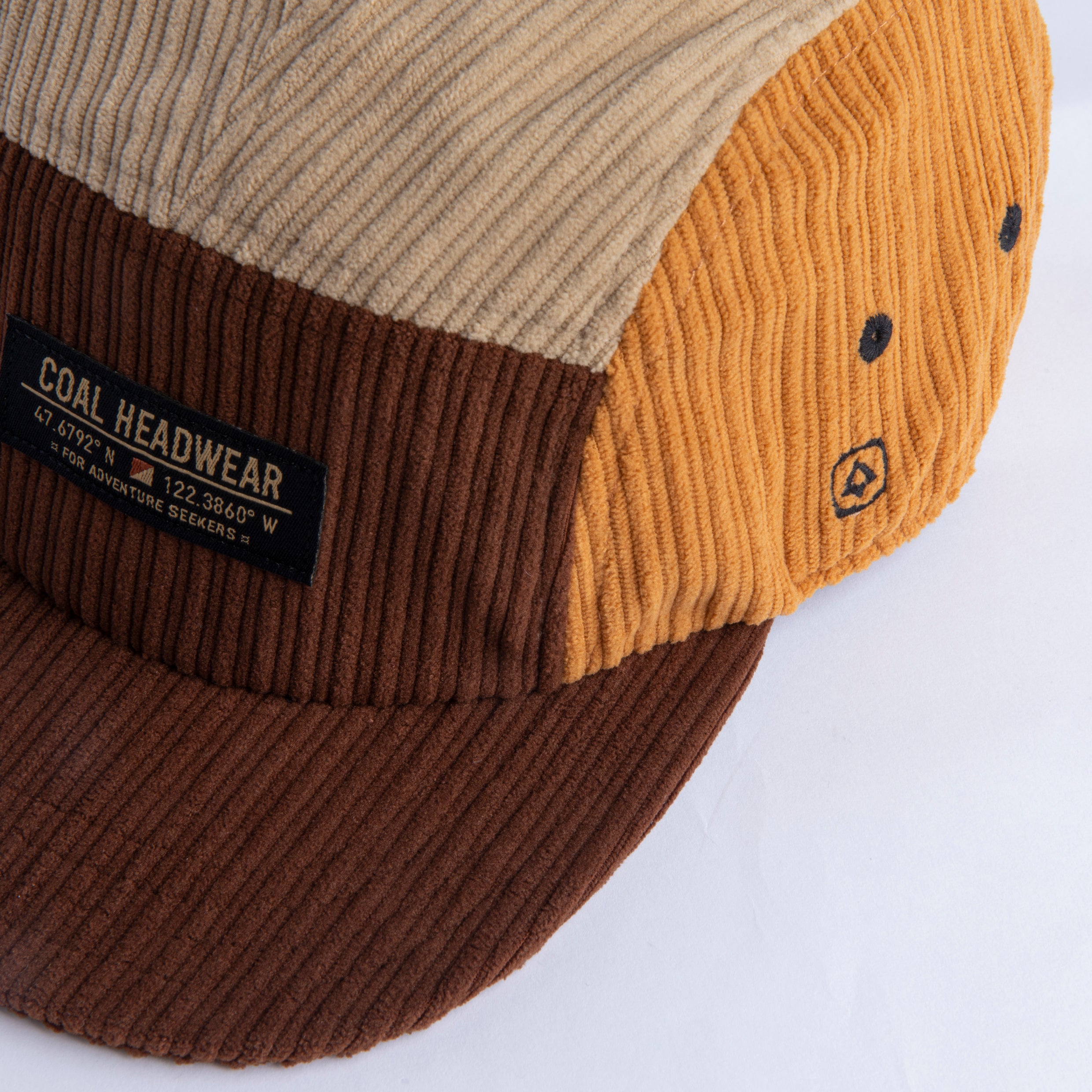 The Analog – Corduroy 5-Panel Cap – Coal Headwear