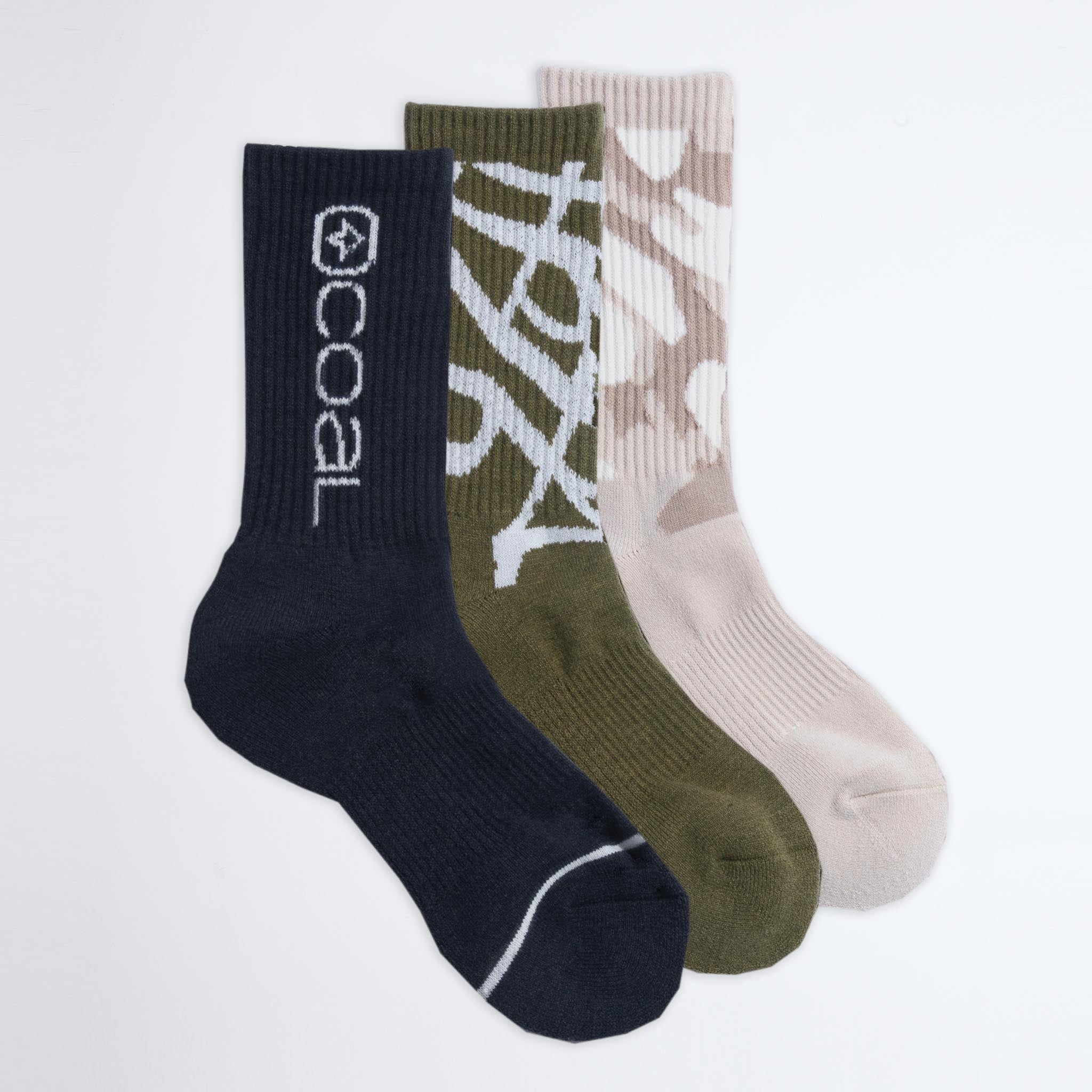 The Everyday Crew Sock Three Pack