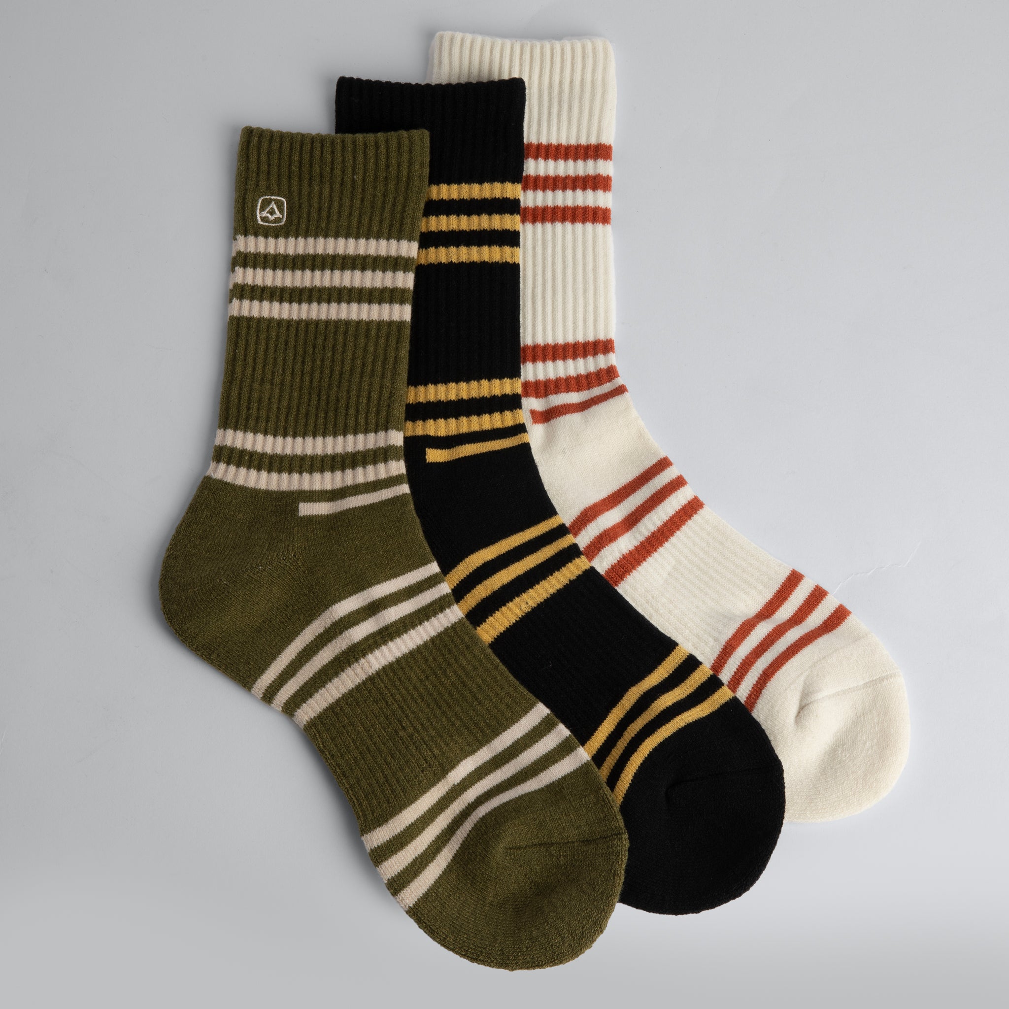 The Everyday Crew Sock Three Pack