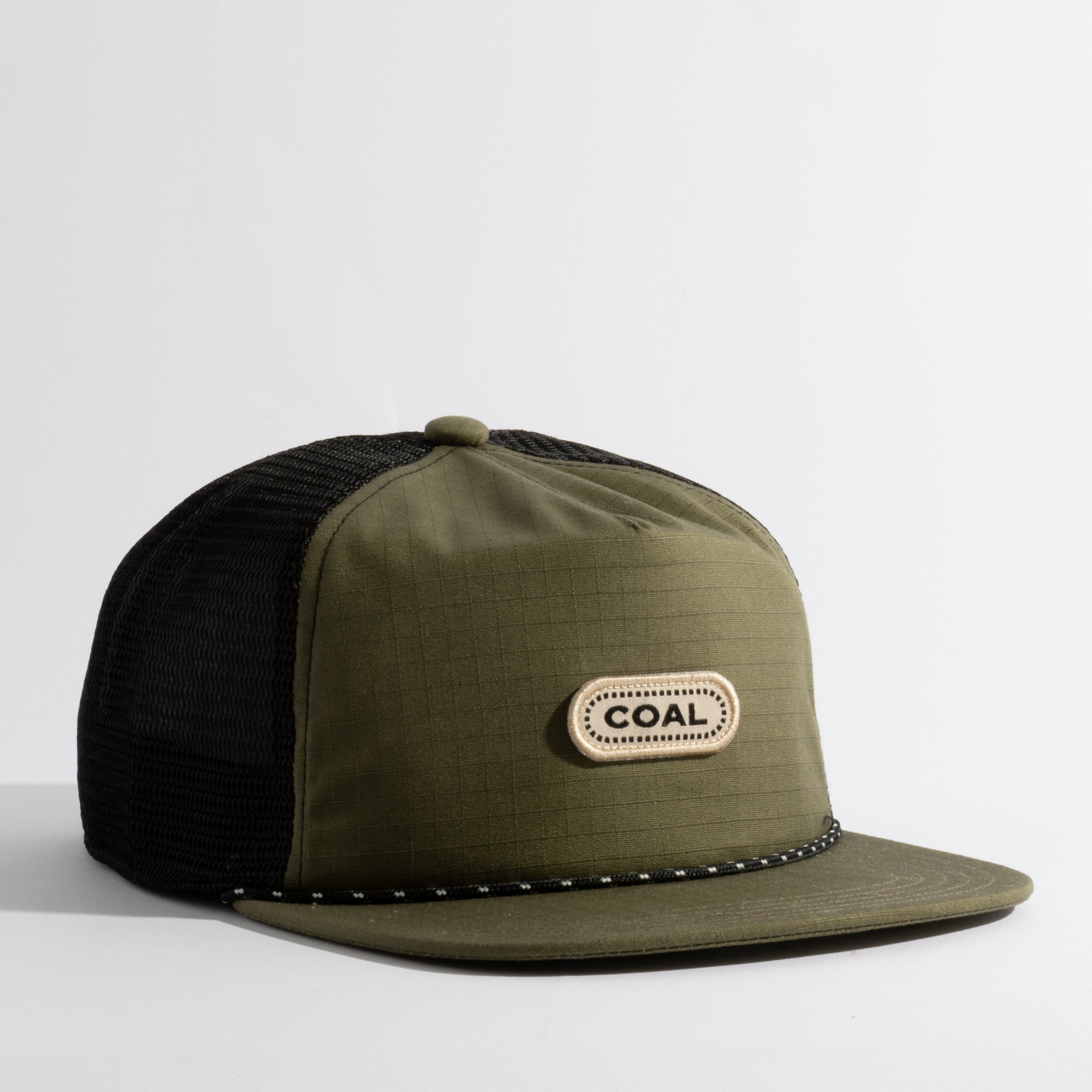 The Atlas Mesh - Vintage Ripstop Cap – Coal Headwear