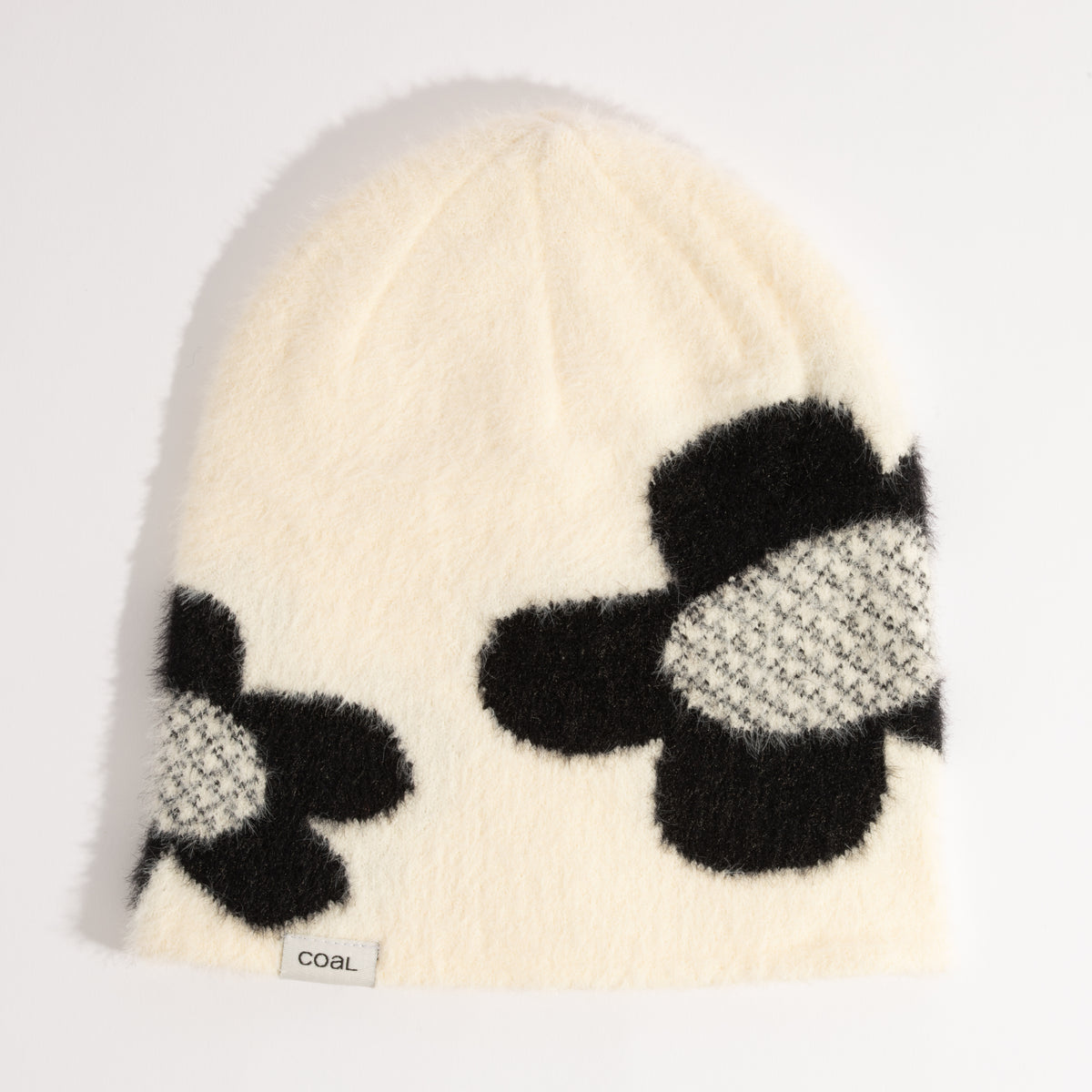 The Pearl Skull Fuzzy Knit Beanie