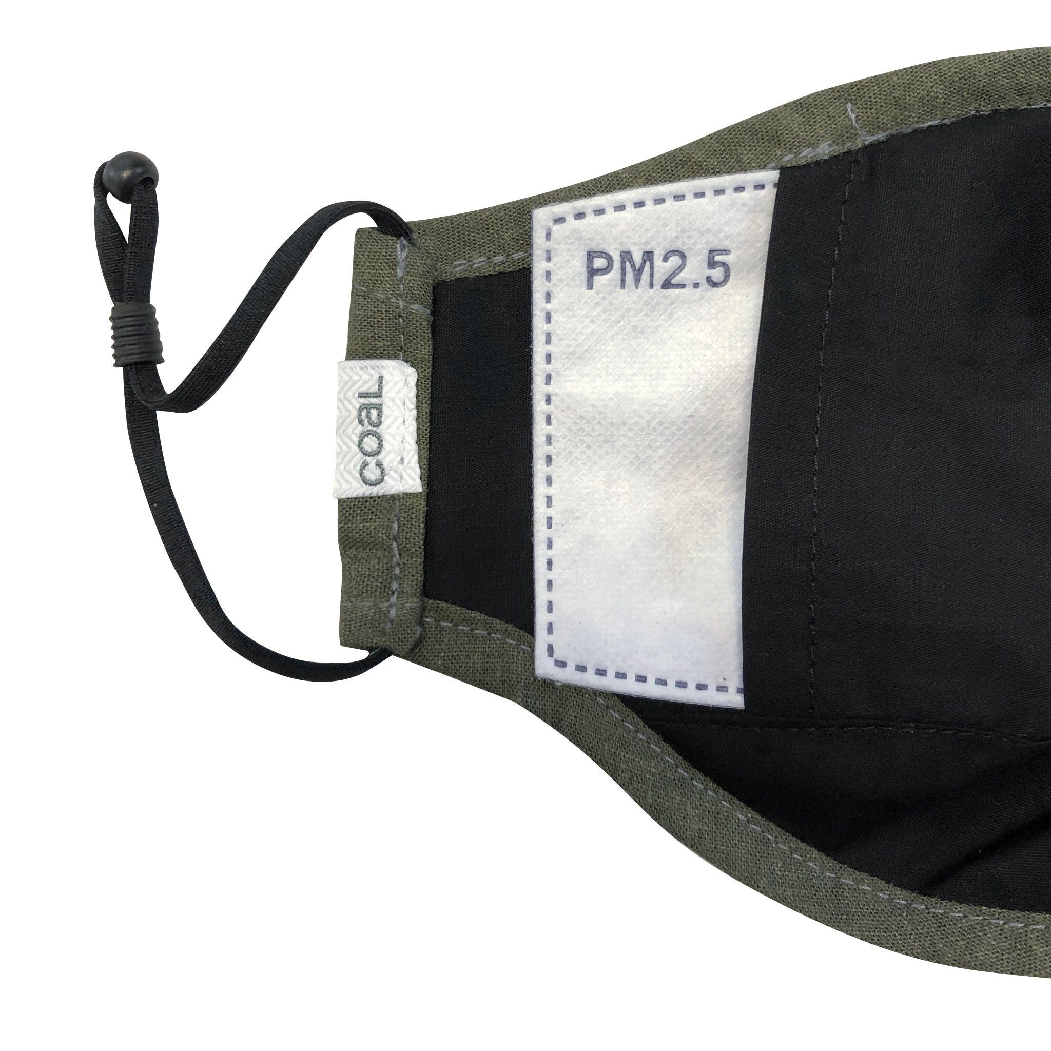 The Ergo Face Mask with Filter Pocket - Charcoal